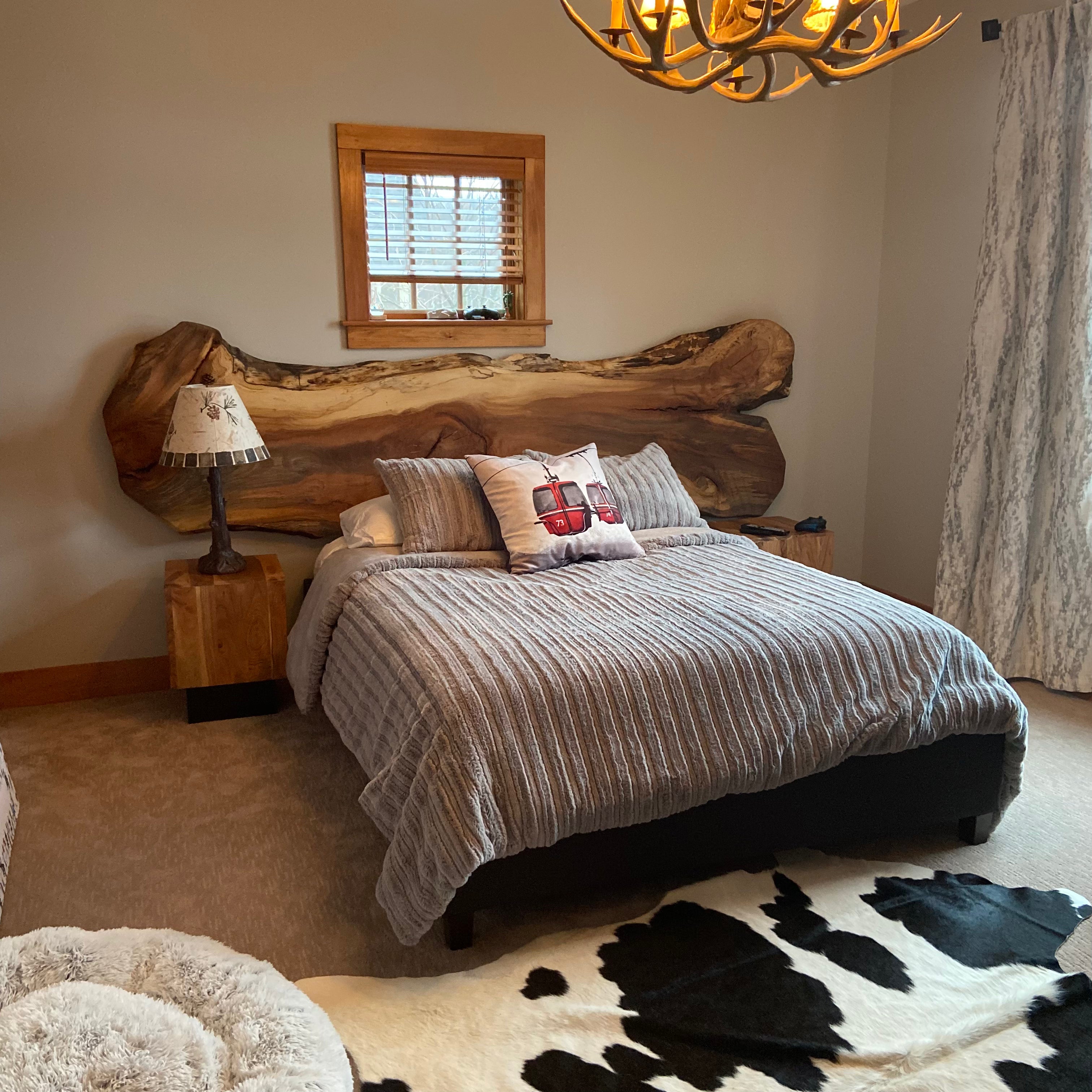 Handcrafted Rustic & Modern Live Edge Headboards 1 of A Kind Live