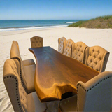 Live Edge Single Slab Black Walnut Table