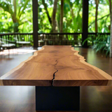 Live Edge Elm Conference Table