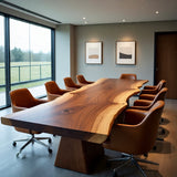 Live Edge Copper Beech Conference Table