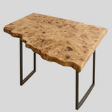 Live Edge Mapa Burl Desk