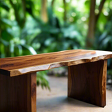 Live Edge Mahogany Desk