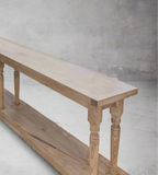 Ali Manno’s Inspo- Maple Farmhouse Console Table