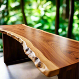 Live Edge Red Oak Desk