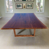 Live Edge Jointed Black Walnut Dining Table