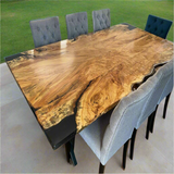 Live Edge Jointed Maple Dining Table