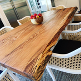 Live Edge Red Oak Bar Top