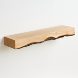 Live Edge Sycamore Shelving