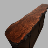 Live Edge Black Walnut Burl Bar Top
