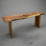 Live Edge Acacia Console Table
