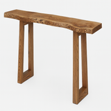 Live Edge Elm Console Table