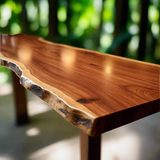 Live Edge Copper Beech Bar Top