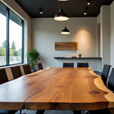 Live Edge White Oak Conference Table
