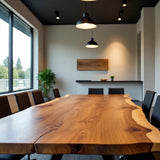 Live Edge White Oak Conference Table