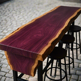 Live Edge Purpleheart Desk