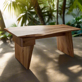 Live Edge White Oak Desk