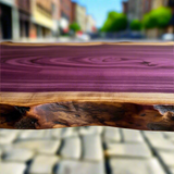 Live Edge Purpleheart Bar Top