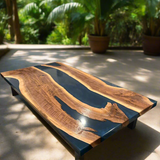 Live Edge River Black Walnut Coffee Table