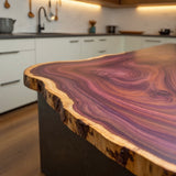 Live Edge Purpleheart Countertop