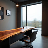 Live Edge Ambrosia Maple Desk
