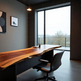 Live Edge Ambrosia Maple Desk