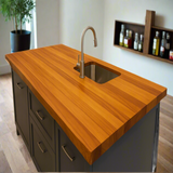 Live Edge Teak Countertop