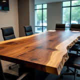 Live Edge Copper Beech Conference Table