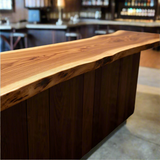 Live Edge Oak Bar Top