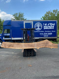 Live Edge Black Walnut Slab 147"Lx17-22.5"Wx3"T