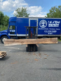 Live Edge Black Walnut Slab 158"Lx16-20 1/2"Wx1 1/2"T