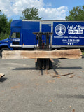 Live Edge Black Walnut Slab 159"Lx15-20"Wx2"T