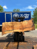Live Edge Copper Beech Slab 99"L x 31-39"W x 2 1/2"W
