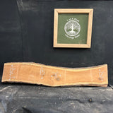Live Edge Cherry Slab 71"Lx12-13 1/2"Wx2"T