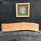 Live Edge Cherry Slab 68"Lx14-14 1/2"Wx2"T