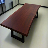 Live Edge Mahogany Conference Table