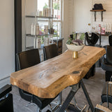 Live Edge Jointed Maple Dining Table
