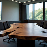 Live Edge Elm Conference Table