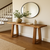 Live Edge Elm Console Table