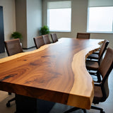 Live Edge Red Oak Conference Table