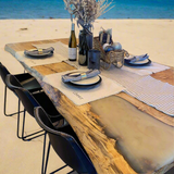 Live Edge Maple Epoxy River Table