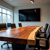 Live Edge Cherry Conference Table