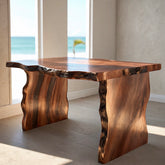 Live Edge Copper Beech Desk