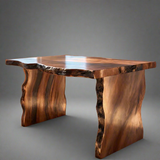 Live Edge Copper Beech Desk