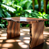 Live Edge Copper Beech Desk