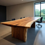 Live Edge Hickory Conference Table