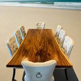 Live Edge Bookmatch Acacia Dining Table