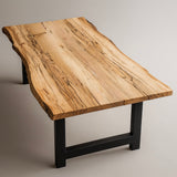 Live Edge Spalted Maple Jointed Dining Table