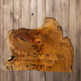 Live Edge Elm Slab 54"Lx34"Wx3"T