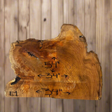 Live Edge Elm Slab 54"Lx34"Wx3"T