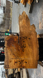 Live Edge Elm Slab 66"Lx38-39"Wx3"T